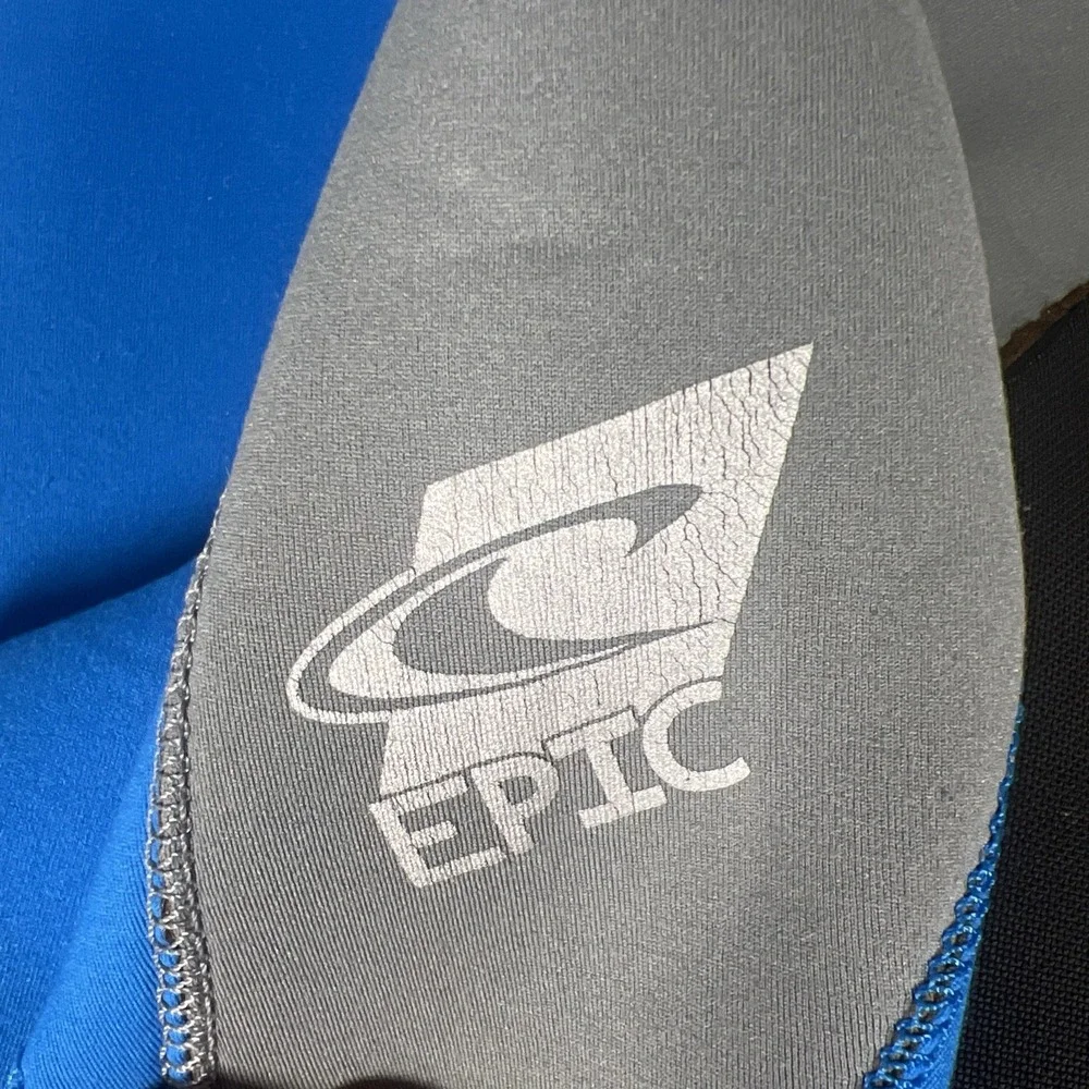 O'Neill Epic 3/2 Youth Full Wetsuit Back Zip Blue Black Gray Size 16